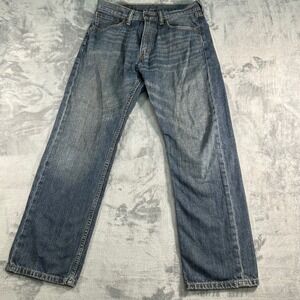 Levi Strauss & Co 505 Mens W32 L30 Straight Fit Blue Denim Jeans